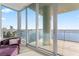 Private balcony offering breathtaking water and city views at 3401 Bayshore Blvd # 1801, Tampa, FL 33629