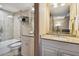 Clean bathroom with granite countertop and tub/shower at 36750 Us Highway 19 N # 04308, Palm Harbor, FL 34684