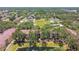 Elevated view featuring the buildings, landscape, and water feature at 5608 Pinnacle Heights Cir # 305, Tampa, FL 33624
