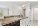 Granite countertops with stainless steel sink and dishwasher at 5608 Pinnacle Heights Cir # 305, Tampa, FL 33624