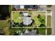 Aerial view showing house location and surrounding neighborhood at 6030 62Nd N St, St Petersburg, FL 33709