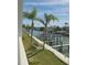 Enjoy the view of the docks with waterfront access from the comfort of the property at 651 Garland Cir, Indian Rocks Beach, FL 33785