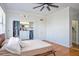 Main bedroom with hardwood floors and ample closet space at 2109 Bayshore Blvd # 207, Tampa, FL 33606