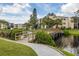 Wooden footbridge over the lake, near the community at 14130 Rosemary Ln # 2208, Largo, FL 33774