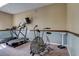 Community fitness center with treadmills and exercise bike at 1619 Mission Hills Blvd, Clearwater, FL 33759