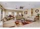 Spacious community room with comfortable seating and large windows at 1619 Mission Hills Blvd, Clearwater, FL 33759