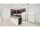 Island kitchen with stainless steel appliances at 4013 Chadwick Ave, Spring Hill, FL 34609