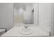 Bathroom with vanity, sink, and bathtub at 18001 Richmond Place Dr # 511, Tampa, FL 33647