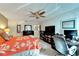 Spacious bedroom featuring a bed, workspace, and ample closet space at 5286 81St N St # 4, St Petersburg, FL 33709
