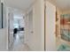 Clean bathroom with shower/tub combo and nautical decor at 5286 81St N St # 4, St Petersburg, FL 33709