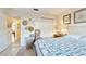 Comfortable bedroom with a queen-size bed and built in closet at 5286 81St N St # 4, St Petersburg, FL 33709