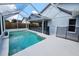 Inviting screened-in pool with a spacious deck at 2204 Cattleman Dr, Brandon, FL 33511