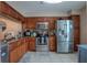 Kitchen with stainless steel appliances and granite counters at 3507 59Th W Ave # 4020, Bradenton, FL 34210