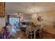 Spacious living room features a sectional sofa and wood floors at 3507 59Th W Ave # 4020, Bradenton, FL 34210
