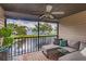 Relaxing screened balcony overlooking a pond at 3507 59Th W Ave # 4020, Bradenton, FL 34210