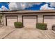 View of three garages at 3507 59Th W Ave # 4020, Bradenton, FL 34210