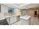 Kitchen with stainless steel appliances and an island at 655 Appaloosa Rd, Tarpon Springs, FL 34688