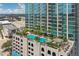 Rooftop pool and deck with city views at 777 N Ashley Dr # 806, Tampa, FL 33602