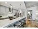 Modern kitchen with stainless steel appliances and marble countertops at 777 N Ashley Dr # 806, Tampa, FL 33602