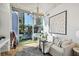 Light-filled living room with city views and stylish furnishings at 777 N Ashley Dr # 806, Tampa, FL 33602