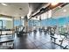 Modern gym with strength training and cardio equipment at 777 N Ashley Dr # 806, Tampa, FL 33602