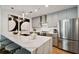 Modern kitchen with marble countertops and stainless steel appliances at 777 N Ashley Dr # 806, Tampa, FL 33602