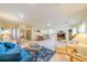 Spacious living room with tile floors, seating and dining area at 2535 Lancaster Dr # 2535, Sun City Center, FL 33573