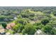 Aerial view of neighborhood with houses surrounded by trees at 10213 Newport Cir, Tampa, FL 33612