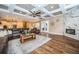 Bright and airy living room with hardwood floors, high ceilings, and open concept at 180 Keystone Palms Blvd, Tarpon Springs, FL 34688