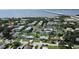 Aerial perspective of the condo community near a bridge and body of water at 241 S Mcmullen Booth Rd # 36, Clearwater, FL 33759