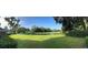 Expansive backyard with pond and green space at 29731 Chapel Park Dr, Wesley Chapel, FL 33543