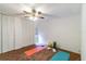 Bright bedroom with ceiling fan and plenty of closet space at 1905 E Mulberry Dr # 2, Tampa, FL 33604