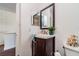 Well-maintained bathroom with a vanity and mirror at 1905 E Mulberry Dr # 2, Tampa, FL 33604