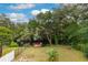 Backyard with deck overlooking a tranquil waterway at 1905 E Mulberry Dr # 2, Tampa, FL 33604