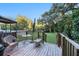 Spacious back deck with seating area, overlooking a large backyard at 1905 E Mulberry Dr # 1, Tampa, FL 33604