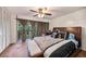 Main bedroom with sliding doors to private deck at 1905 E Mulberry Dr # 1, Tampa, FL 33604