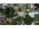 House and backyard viewed from above at 1404 E Frances Ave, Plant City, FL 33563