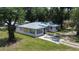 Aerial view of a ranch home and large yard at 1404 E Frances Ave, Plant City, FL 33563
