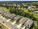 Aerial view of property and surroundings at 6267 Back Forty Loop, Zephyrhills, FL 33541