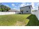 Spacious backyard with privacy fence at 6267 Back Forty Loop, Zephyrhills, FL 33541