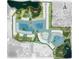 Community aerial view showing lot and lake layout at 16227 Alpha Grove Pl, Odessa, FL 33556