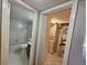 Stackable washer and dryer in laundry closet at 6322 Palma Del Mar S Blvd # 215, St Petersburg, FL 33715