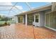 Large screened patio offering plenty of outdoor space at 289 Dandelion Ct, Spring Hill, FL 34606