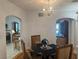 Cozy dining room adjacent to the living room and kitchen at 860 19 N Ave, St Petersburg, FL 33704
