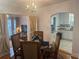 Cozy dining room adjacent to the living room and kitchen at 860 19 N Ave, St Petersburg, FL 33704