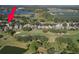 Aerial view highlighting the property's desirable location at 3303 Stonebridge Trl, Valrico, FL 33596