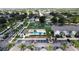 Aerial view of community pool and surrounding buildings at 505 Kensington Lake Cir, Brandon, FL 33511