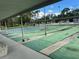 Community shuffleboard courts offering a fun recreational space for residents at 11920 Boynton Ln # 11920, New Port Richey, FL 34654