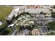 Aerial view of a residential neighborhood showcasing various homes and streets at 5163 Tangelo Dr, New Port Richey, FL 34652