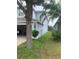 Side view of a two story house, showing landscaping and a large tree at 13034 Avalon Crest Ct, Riverview, FL 33579